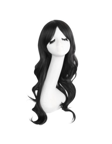 ⭐  Peluca Color Natural 70cm Cabello Sintético kanekalón