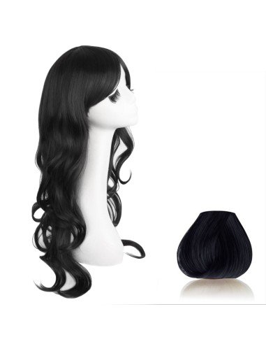 ⭐  Peluca Color Natural 70cm Cabello Sintético kanekalón