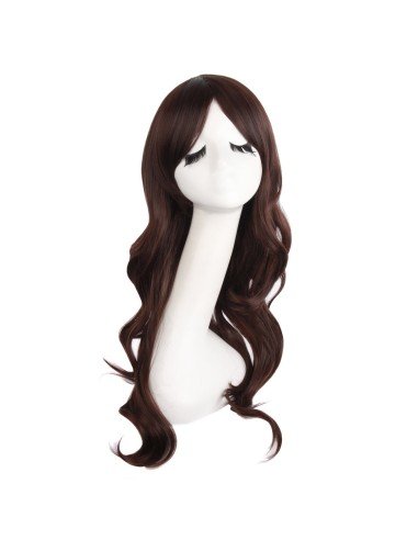 ⭐  Peluca Color Natural 70cm Cabello Sintético kanekalón