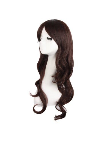 ⭐  Peluca Color Natural 70cm Cabello Sintético kanekalón