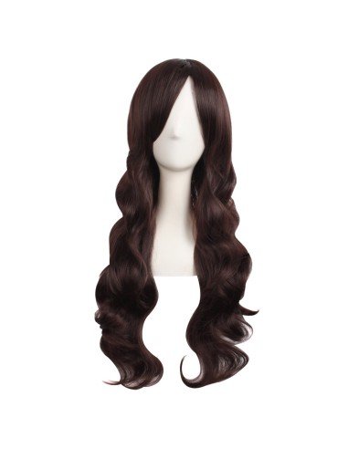 ⭐  Peluca Color Natural 70cm Cabello Sintético kanekalón