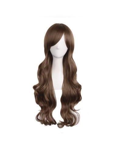 ⭐  Peluca Color Natural 70cm Cabello Sintético kanekalón