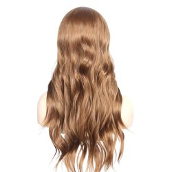 ⭐  Peluca Color Natural 60cm Cabello Sintético kanekalón