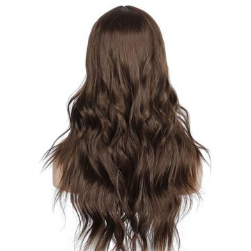 ⭐  Peluca Color Natural 60cm Cabello Sintético kanekalón
