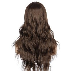 ⭐  Peluca Color Natural 60cm Cabello Sintético kanekalón