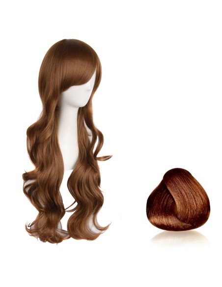 ⭐  Peluca Color Natural 70cm Cabello Sintético kanekalón ⭐  Peluca Color Natural 70cm Cabello Sintético kanekalón