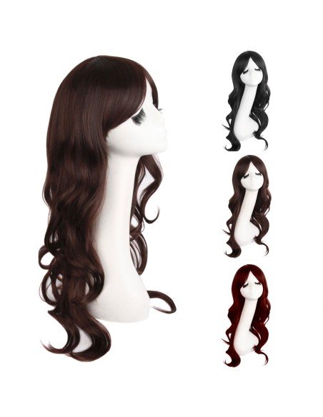 ⭐  Peluca Color Natural 70cm Cabello Sintético kanekalón ⭐  Peluca Color Natural 70cm Cabello Sintético kanekalón