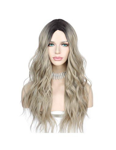 Peluca Balayage Cosplay Degradee Kanekalon 60cm Uso Diario