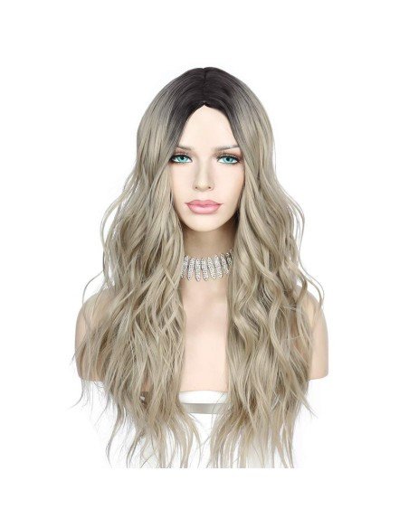 Peluca Balayage Cosplay Degradee Kanekalon 60cm Uso Diario