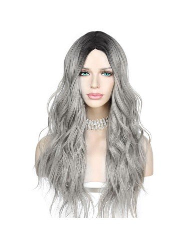 Peluca Balayage Cosplay Degradee Kanekalon 60cm Uso Diario
