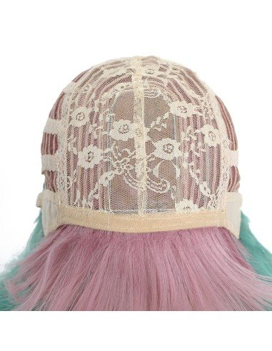 ⭐ Peluca Cosplay Rainbow Arcoiris Unicornio Sirena