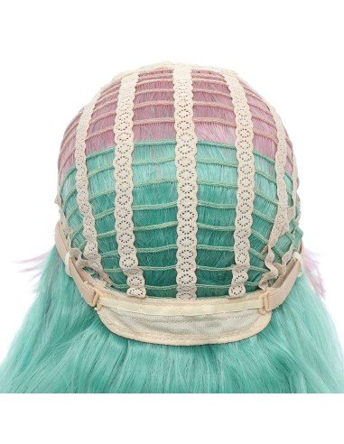 ⭐ Peluca Cosplay Rainbow Arcoiris Unicornio Sirena