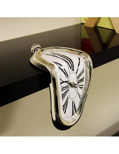 Clock Dalí Salvador Artístico Reloj Subrealista Derretido Decorativo 