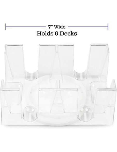 ⭐ Dual Deck Revolving Card Holder - Soporte Giratorio Cartas ⭐ Dual Deck Revolving Card Holder - Soporte Giratorio Cartas