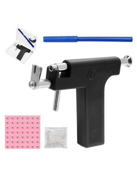 ⭐ Pistola Máquina Perfora Oreja Ombligo Nariz Piercings Arete