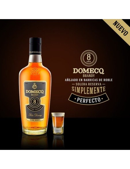 ⭐ Brandy Domecq Reserva 8 Años 750 ML ⭐ Brandy Domecq Reserva 8 Años 750 ML