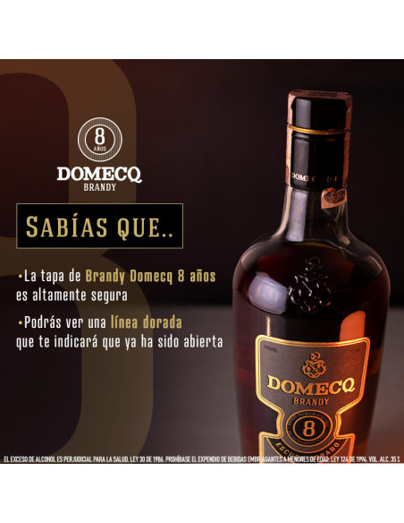⭐ Brandy Domecq Reserva 8 Años 750 ML ⭐ Brandy Domecq Reserva 8 Años 750 ML