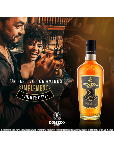 ⭐ Brandy Domecq Reserva 8 Años 750 ML ⭐ Brandy Domecq Reserva 8 Años 750 ML