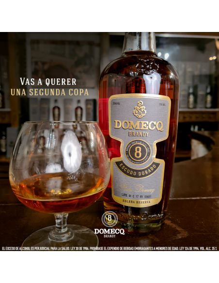 ⭐ Brandy Domecq Reserva 8 Años 750 ML ⭐ Brandy Domecq Reserva 8 Años 750 ML