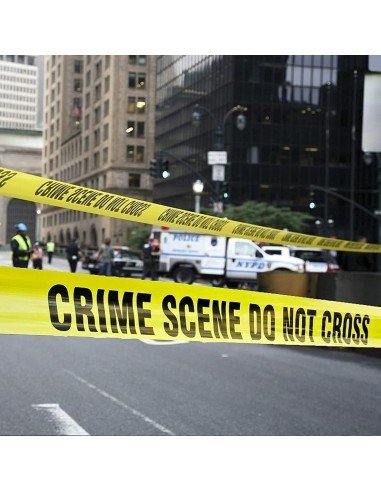 Cinta Decorativa Escena del Crimen Para Fiestas D Terror Halloween