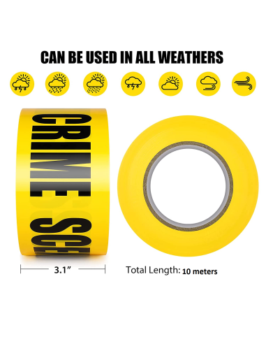 Cinta Decorativa Escena del Crimen Para Fiestas D Terror Halloween