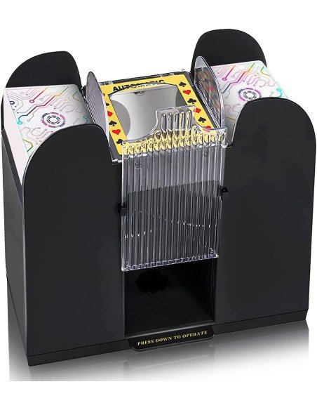 ⭐ Máquina para barajar cartas, mezclador barajador automático de naipes