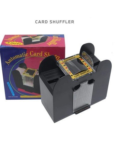 ⭐ Máquina para barajar cartas, mezclador barajador automático de naipes