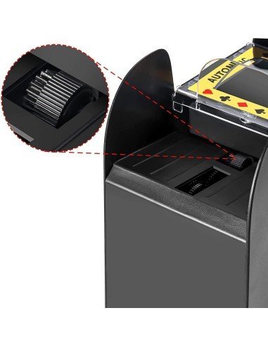 ⭐ Máquina para barajar cartas, mezclador barajador automático de naipes