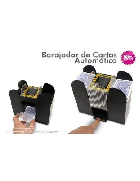 ⭐ Máquina para barajar cartas, mezclador barajador automático de naipes
