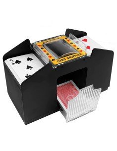 Máquina para barajar 4 Decks de Cartas mezclador barajador automático