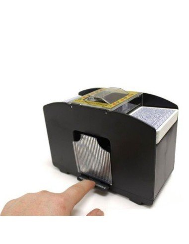⭐ Máquina para barajar 4 Decks de Cartas mezclador barajador automático