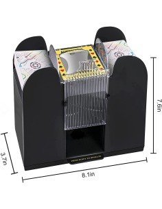 ⭐ Máquina para barajar 6 mazos de cartas barajador automático 2