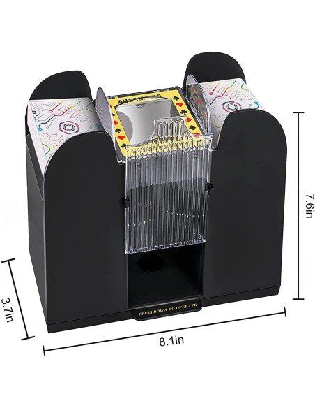 ⭐ Máquina para barajar 6 mazos de cartas barajador automático