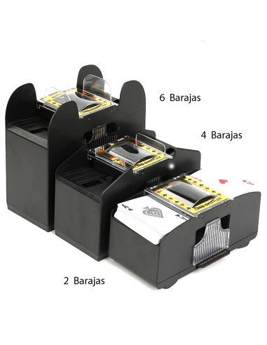 ⭐ Máquina para barajar 6 mazos de cartas barajador automático