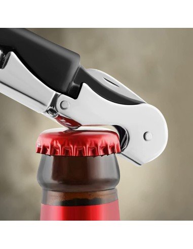 ⭐ Setx2 Sacacorchos de Acero Descorchador Dos Tiempos Portátil