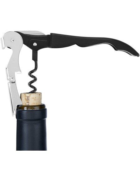 ⭐ Setx2 Sacacorchos de Acero Descorchador Dos Tiempos Portátil ⭐ Setx2 Sacacorchos de Acero Descorchador Dos Tiempos Portátil