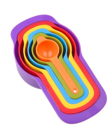 ⭐ Setx6 Cucharas Copas Tazas Medidoras Porcionera Dosificadora