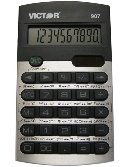 ⭐ Calculadora Híbrida de Conversión de Unidades Solar Victor 907 ⭐ Calculadora Híbrida de Conversión de Unidades Solar Victor 907