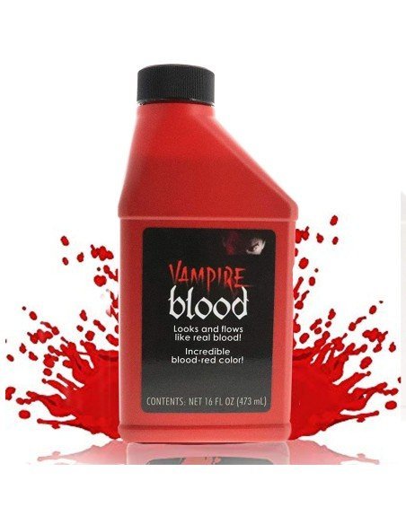 ✨ Tarro Sangre De Vampiro 16oz Fantasía Teatro Y Halloween
