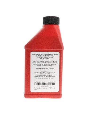 ✨ Tarro Sangre De Vampiro 16oz Fantasía Teatro Y Halloween