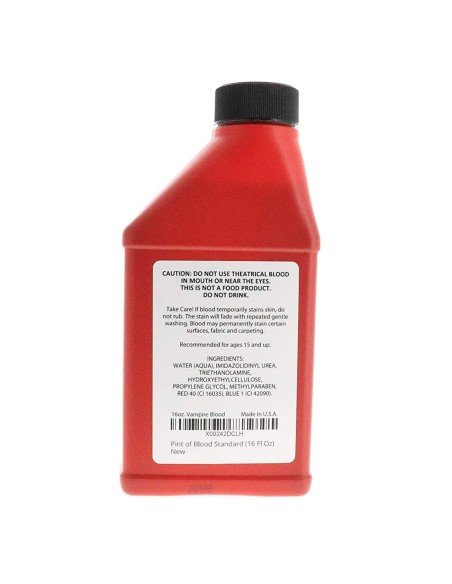 ✨ Tarro Sangre De Vampiro 16oz Fantasía Teatro Y Halloween ✨ Tarro Sangre De Vampiro 16oz Fantasía Teatro Y Halloween