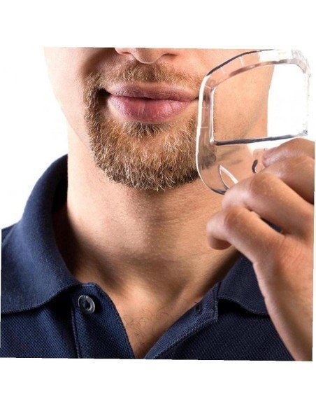 ⭐ Guía Barba Plantilla Candado Modelado Mostacho Molde ⭐ Guía Barba Plantilla Candado Modelado Mostacho Molde