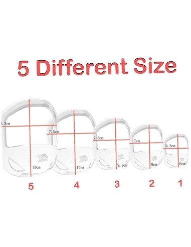 ⭐ Guía Barba Plantilla Candado Modelado Mostacho Molde