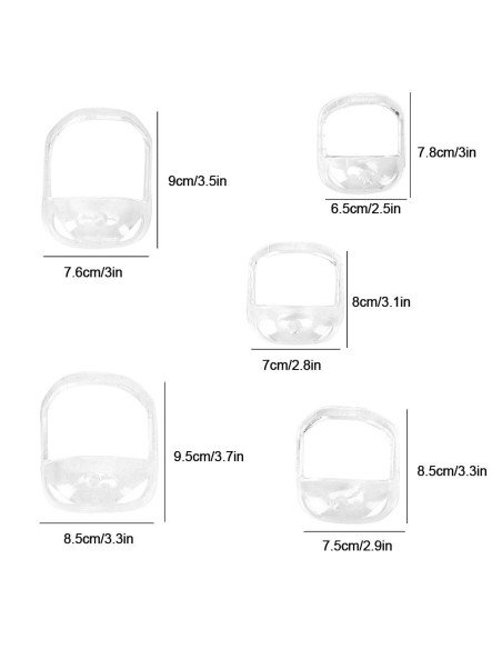 ⭐ Guía Barba Plantilla Candado Modelado Mostacho Molde ⭐ Guía Barba Plantilla Candado Modelado Mostacho Molde