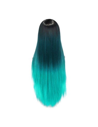 Peluca Lisa 70cm Balayage Corte Recto Apariencia Natural