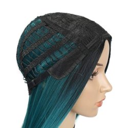 Peluca Lisa 70cm Balayage Corte Recto Apariencia Natural