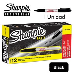 ⭐ Marcador Permanente Sharpie Industrial PRO Negro