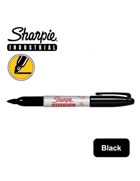 ⭐ Marcador Permanente Sharpie Industrial PRO Negro ⭐ Marcador Permanente Sharpie Industrial PRO Negro