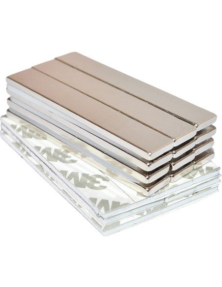 ⭐ Setx2 Potentes Imanes Neodimio barras 60x10x3mm