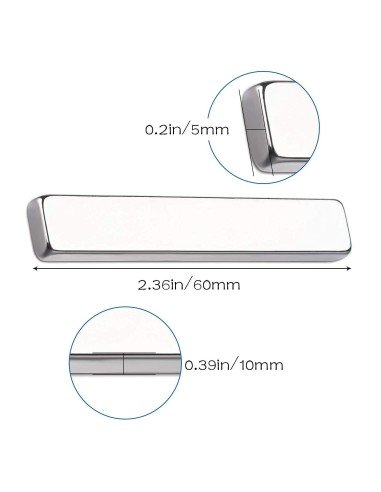 ⭐ Setx2 Potentes Imanes Neodimio barras 60x10x3mm